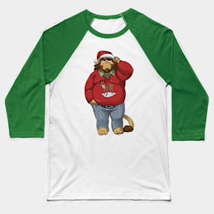 The lion who felt the xmas spirit Baseball T-Shirt